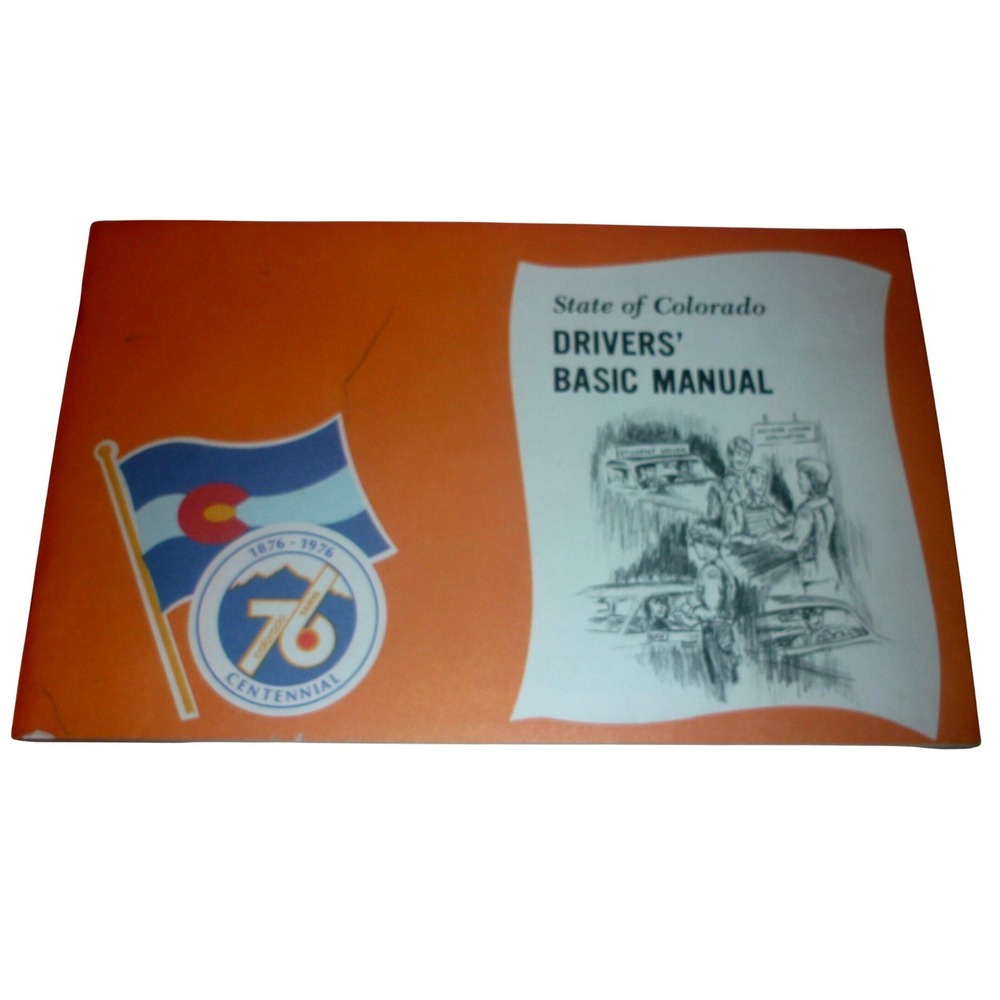 1976 Colorado Drivers Basic Manual 76 Centennial Richard Lamm Retro DMV
